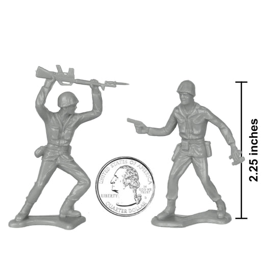TimMee gray minesweeper figure, a detailed toy soldier for strategic battles and storytelling.