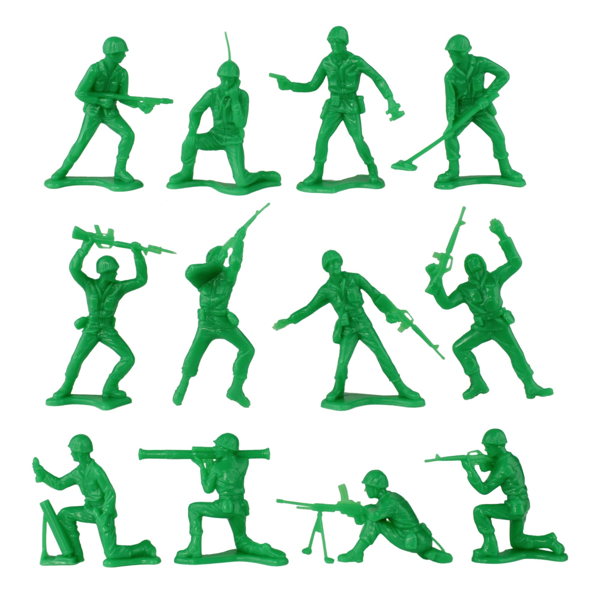 TimMee green minesweeper figure in action ideal for dioramas.