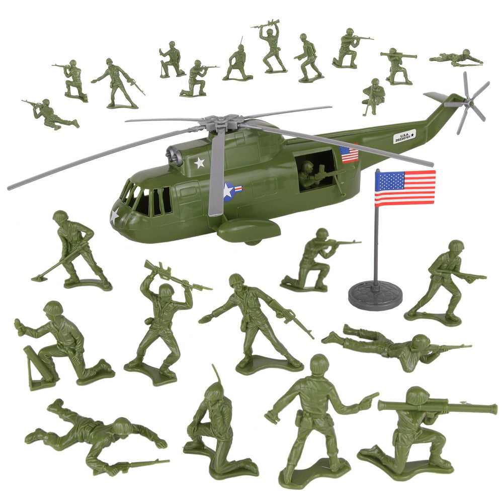 TimMee Toy 24-figure soldiers illustrate versatile figures for mission scenarios and storytelling.