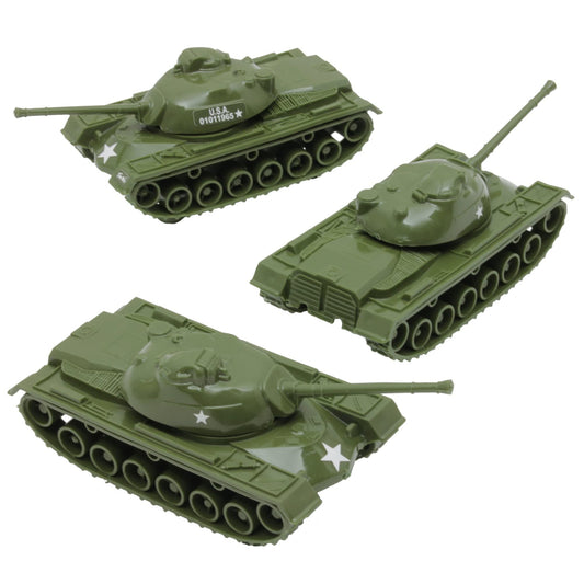 Tim Mee Toy M48 Patton tank with rotating turret for backyard battles