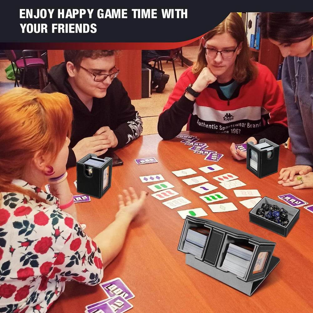 TiMOVO MTG deck box compatible with Magic, Yu-Gi-Oh!, Pokémon and more