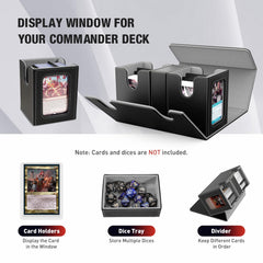 TiMOVO MTG deck box magnetic closure prevents accidental openings