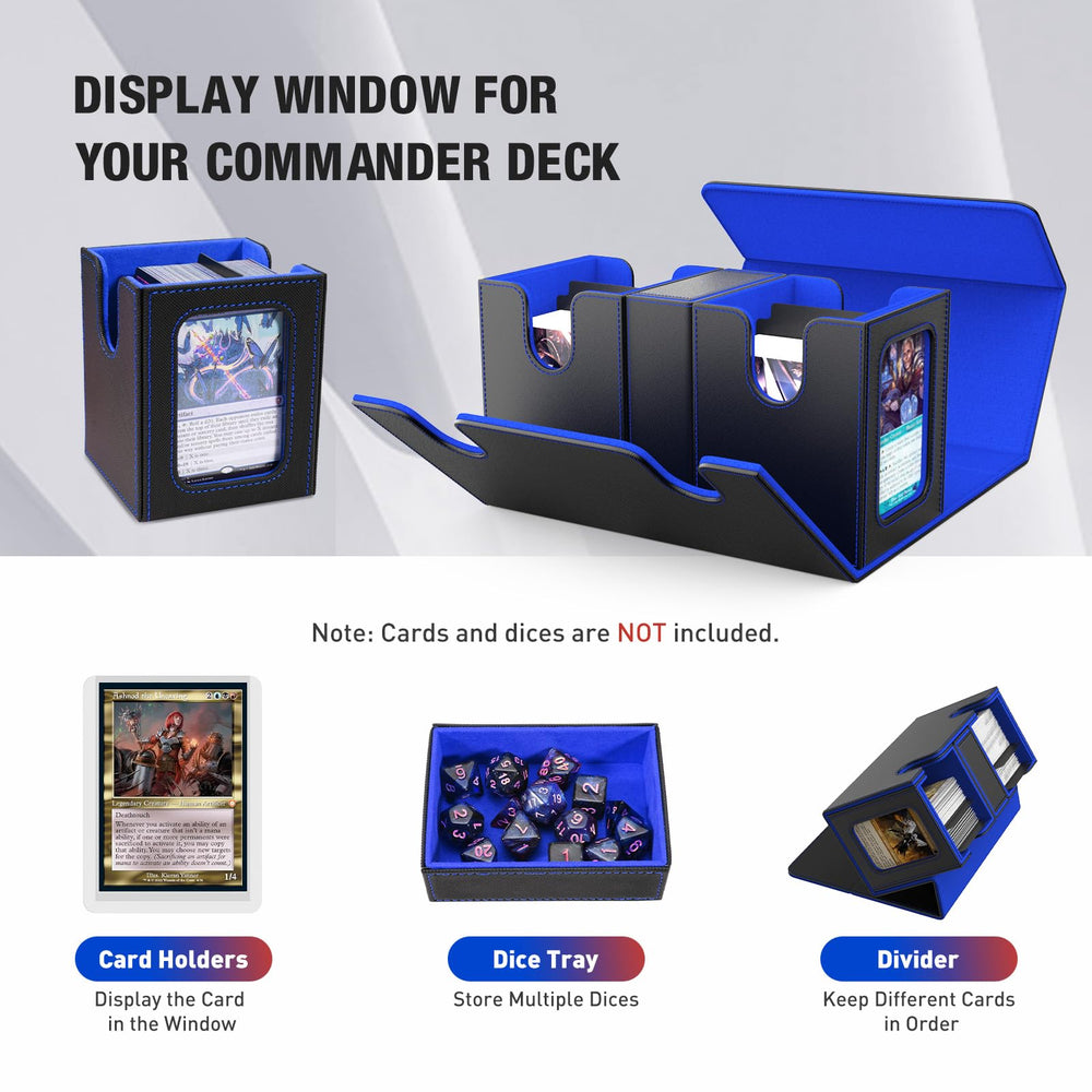 TiMOVO MTG deck box magnetic closure keeps contents secure during transport