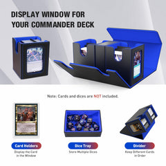 TiMOVO MTG deck box magnetic closure keeps contents secure during transport