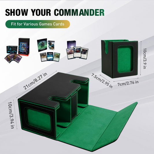 TiMOVO MTG Deck Box two compartments keep cards organized for fast access