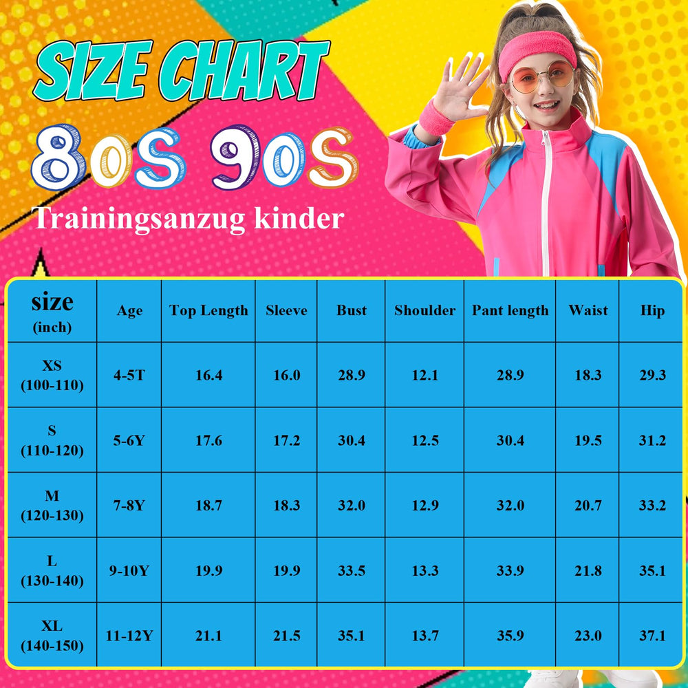 TIMSOPHIA 80s tracksuit kid wristbands absorb sweat during performances