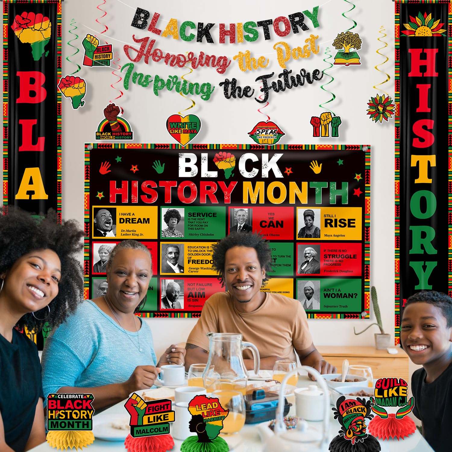 tineit Black History Month banner poster for school events and awareness