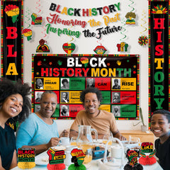 tineit Black History Month banner poster for school events and awareness