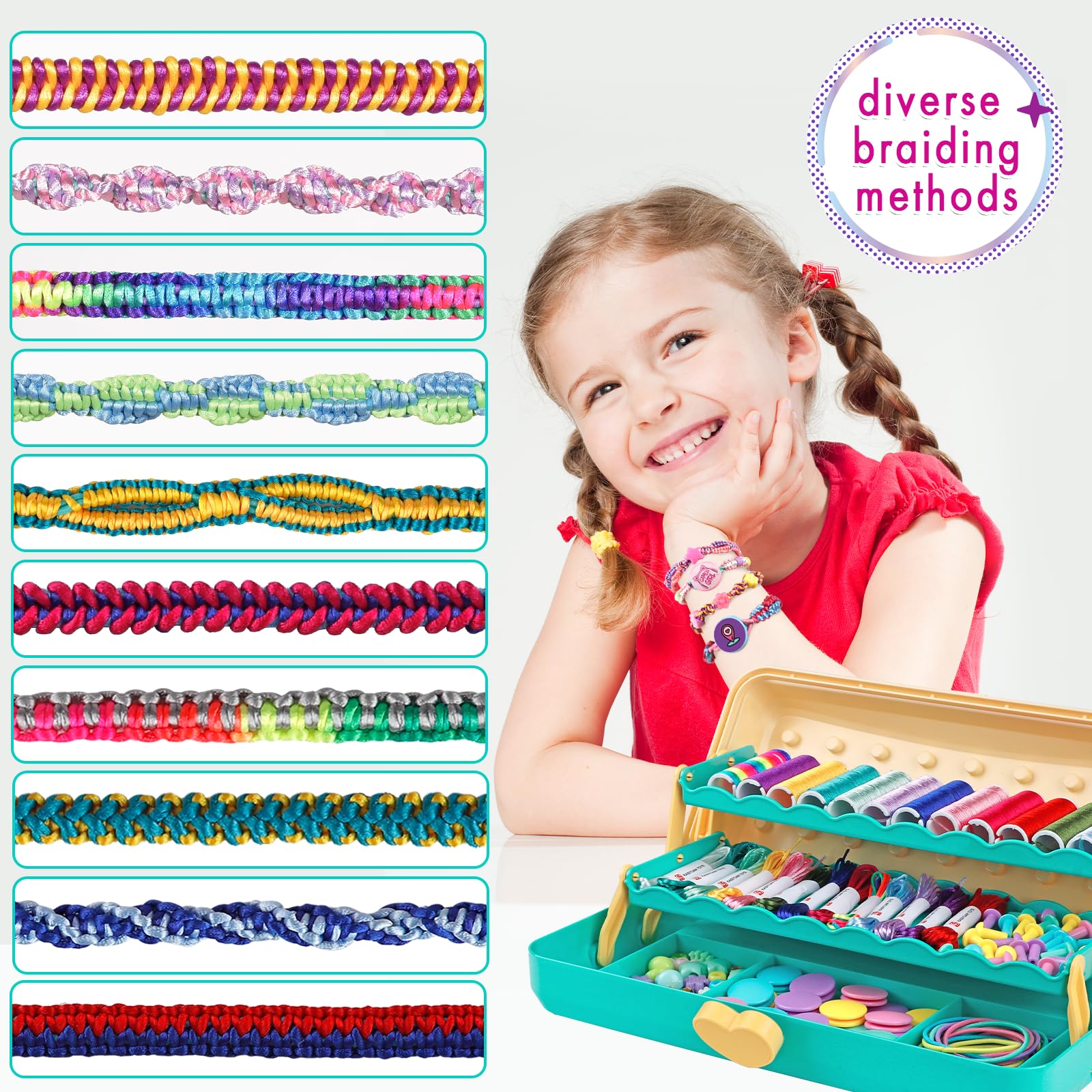 TingingYuli bracelet design sampler offers color ideas.