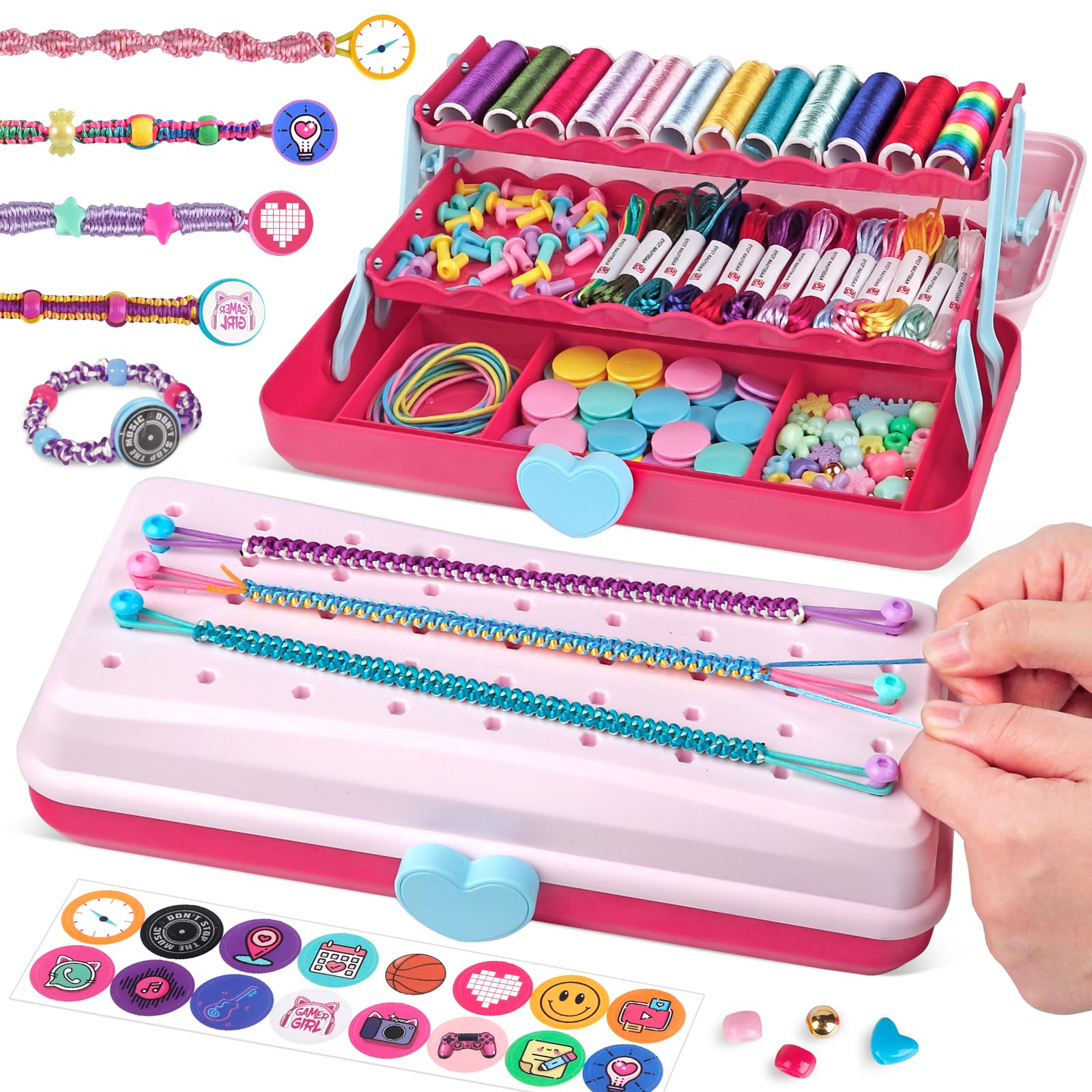 TingingYuli bracelet kit contents laid out for quick, creative crafting.