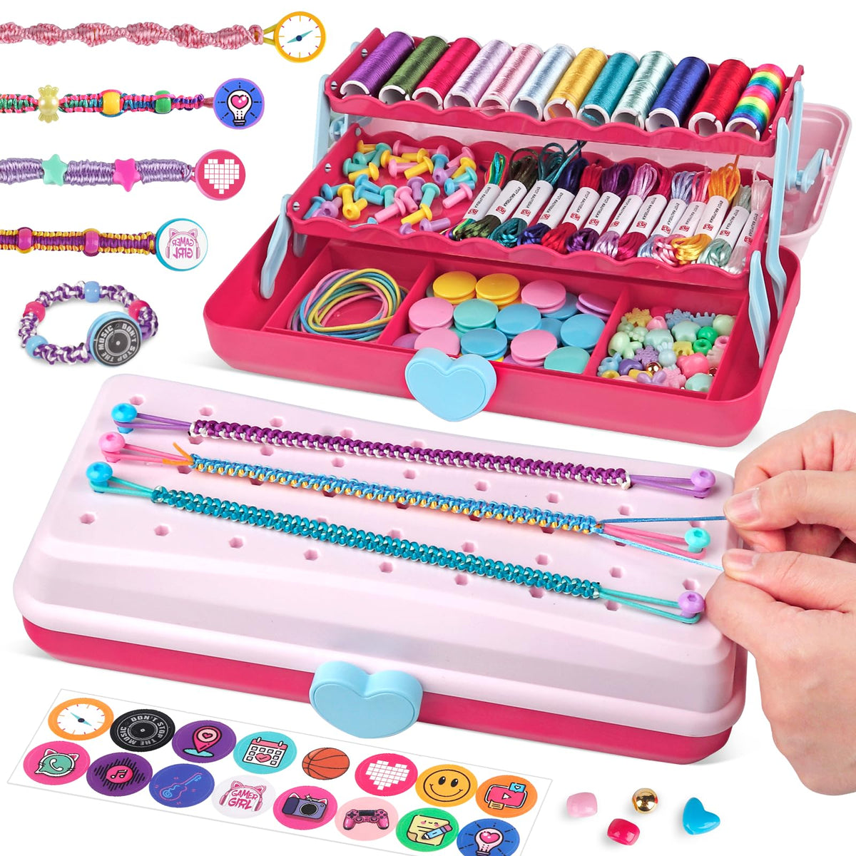 TingingYuli bracelet kit contents laid out for quick, creative crafting.