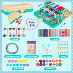 TingingYuli bracelet maker storage compartment keeps supplies organized.