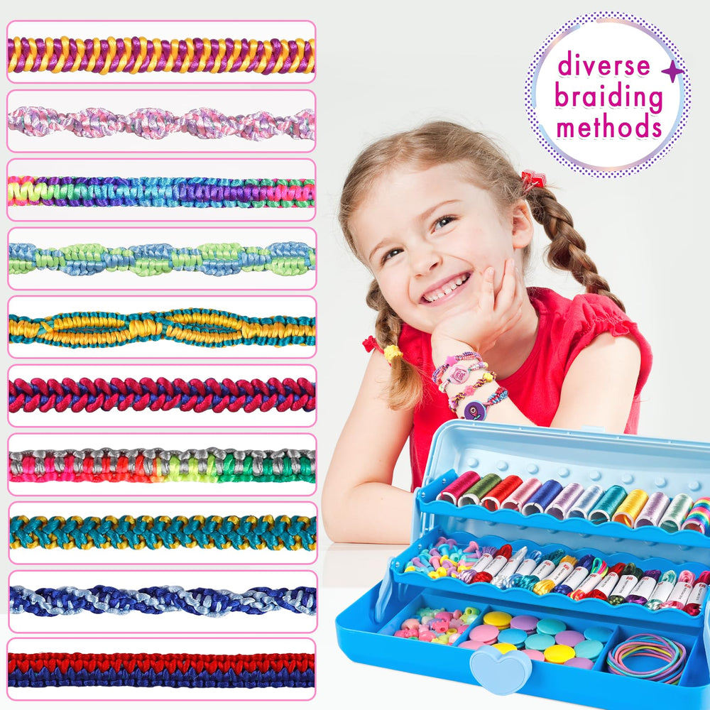 Vibrant thread bundles by TingingYuli for endless bracelet design possibilities.