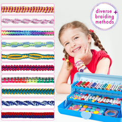Vibrant thread bundles by TingingYuli for endless bracelet design possibilities.