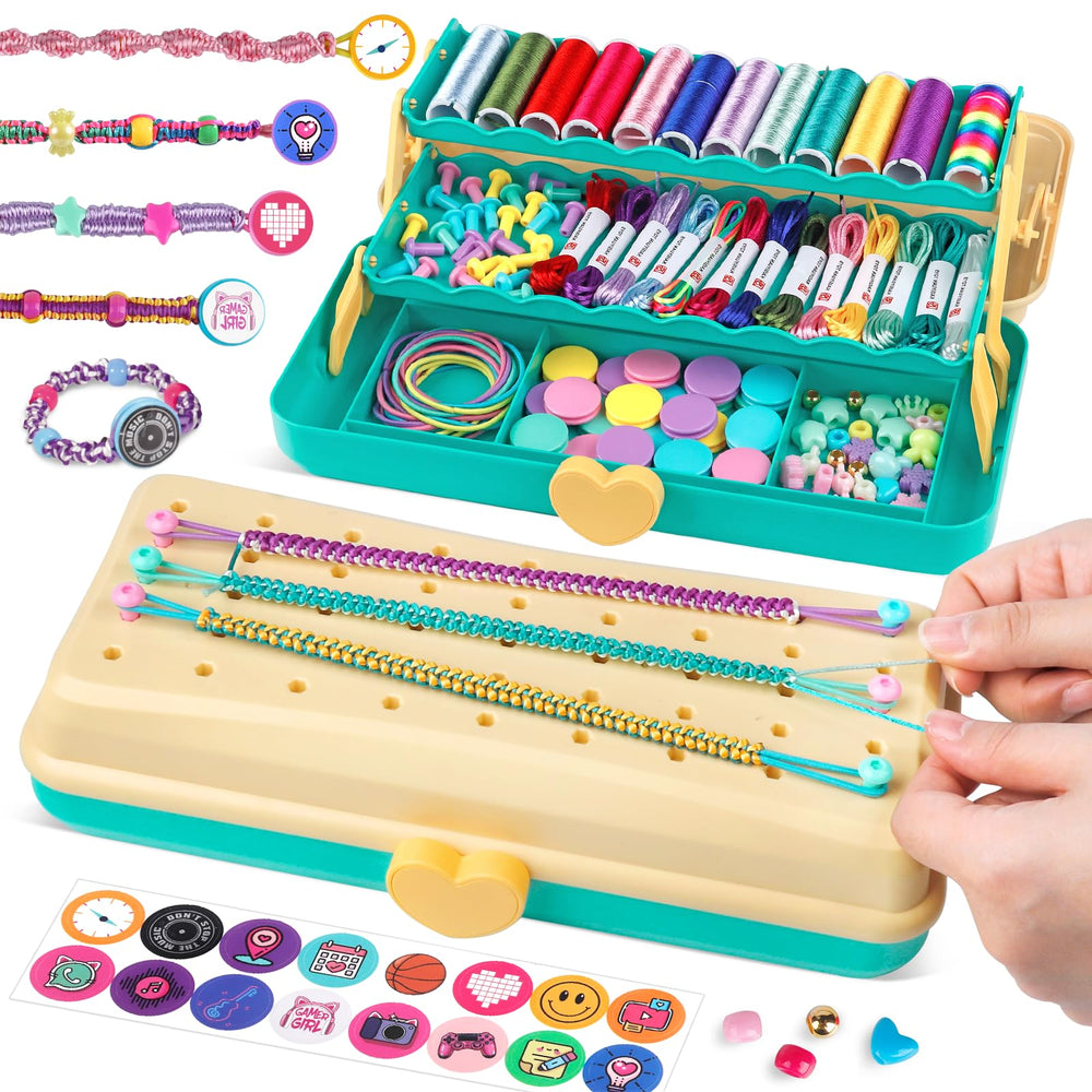 TingingYuli friendship bracelet kit contents for easy crafting.