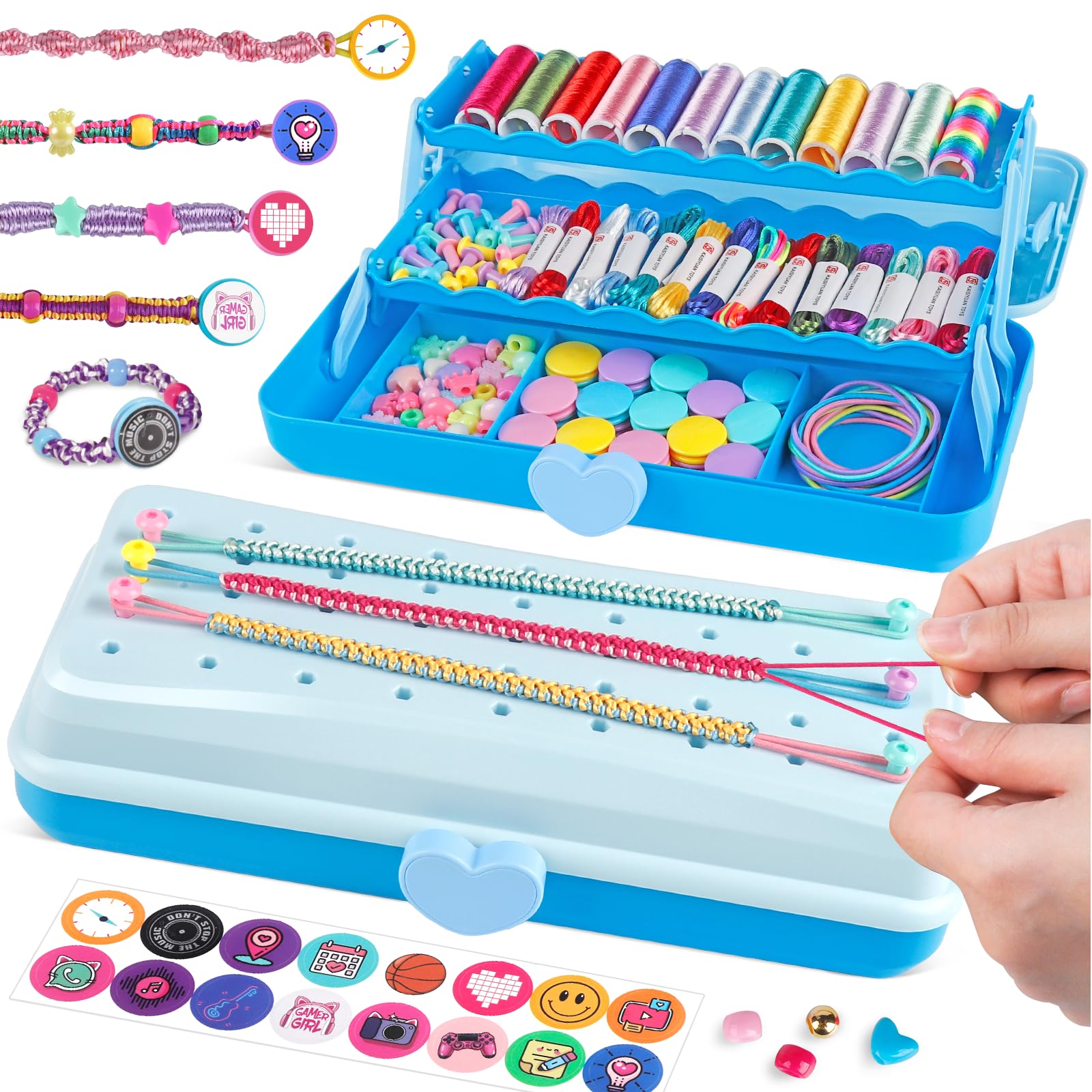 TingingYuli friendship bracelet maker: core tool for creative play, sparks creativity and fine motor skills.