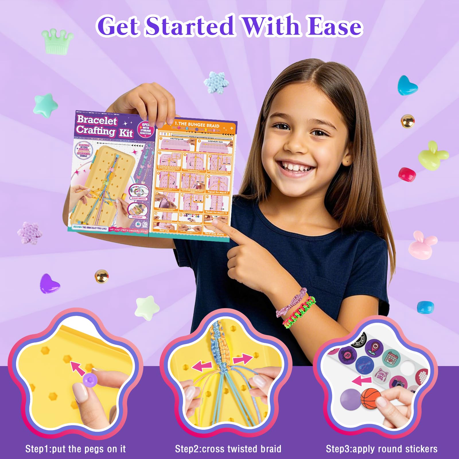 TingingYuli beads-buttons-threads kit enabling up to 20 designs