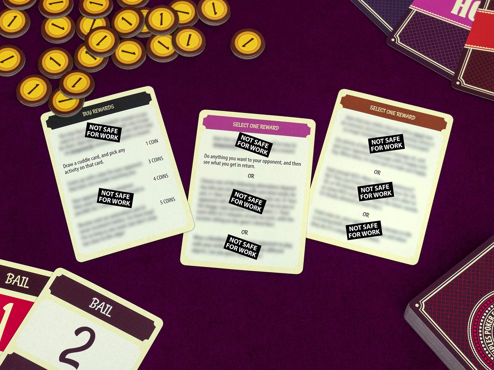 Tingletouch Poker for Couples components displayed for easy setup.