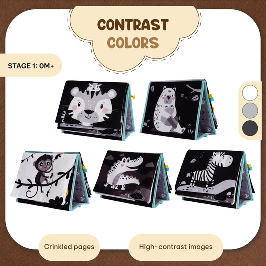 TINITIGIES high-contrast-baby-book stimulates early sight and recognition