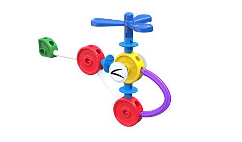 Tinkertoy On The Go compact storage case keeps parts organized.