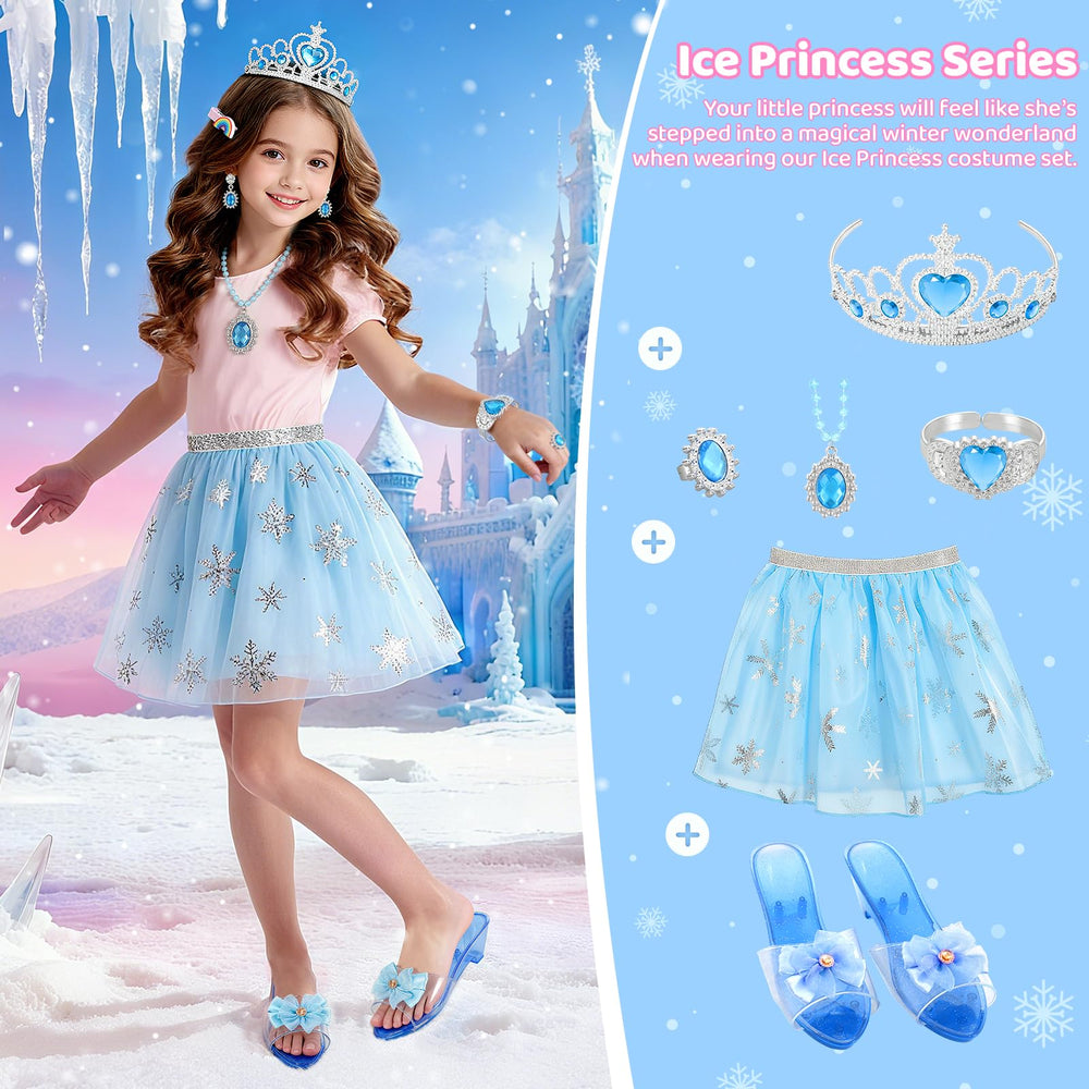 Tinkkorz Princess dress up shoes with non-slip soles for safe play