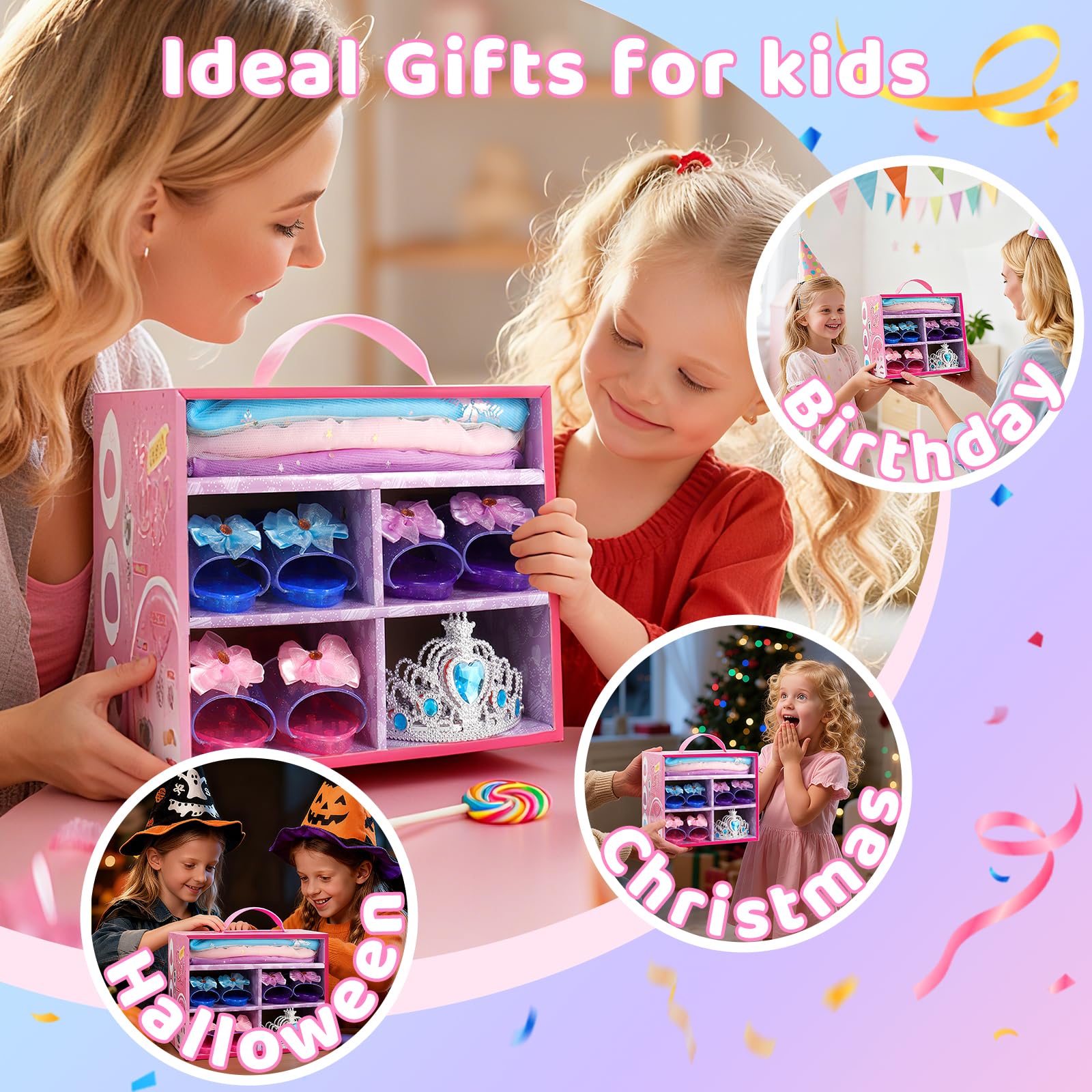 Tinkkorz Princess storage box keeps accessories organized after play
