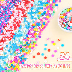 TINKRSTUFF fake sprinkle heart brightens DIY decor and slime