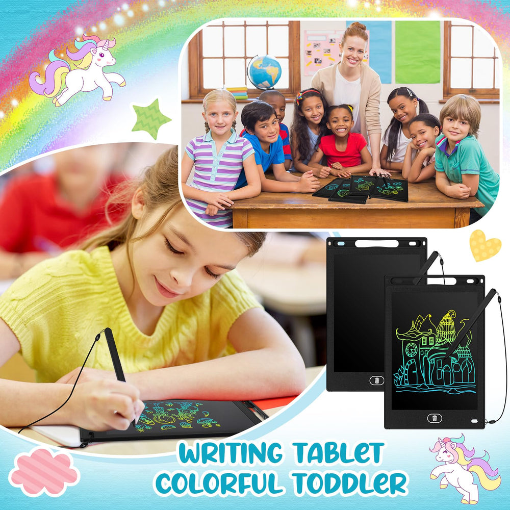 Tinlade LCD writing tablet erase button close-up for quick screen reset