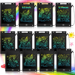 Tinlade 12-pack LCD writing tablet front view with 8.5-inch screen for safe kid drawing