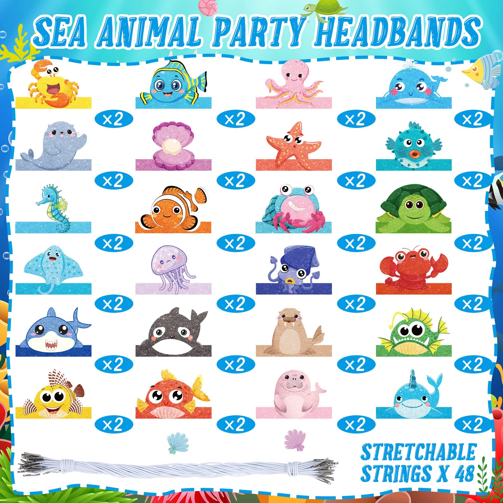 Tinlade sea animal hats crab design close-up, adds playful charm to kids' birthday celebrations.