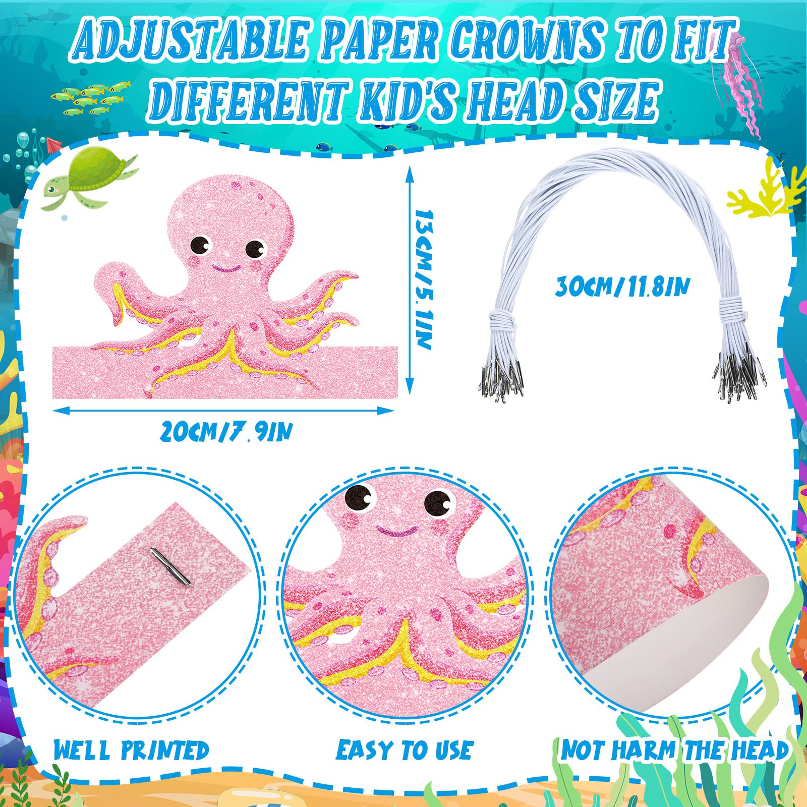 Tinlade sea animal hats dolphin motif, ideal for party games and creative costumes.