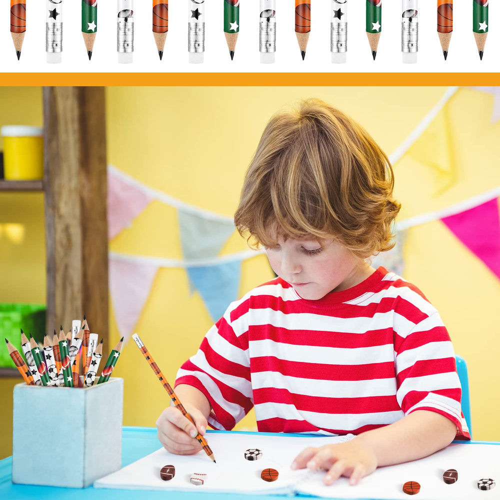 Tinlade sports pencils baseball design fun writing for fans and classrooms