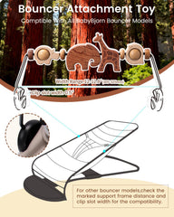 Durable smooth-edged wood withstands daily use during infant play