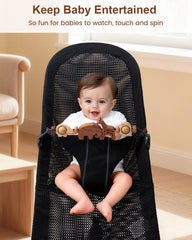 Easy installation helps parents set up the toy bar quickly