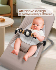 TinlyFinly beech wood close-up highlights smooth finish ideal for gentle baby touch.