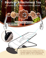 Natural wood components by TinlyFinly provide safe tactile exploration