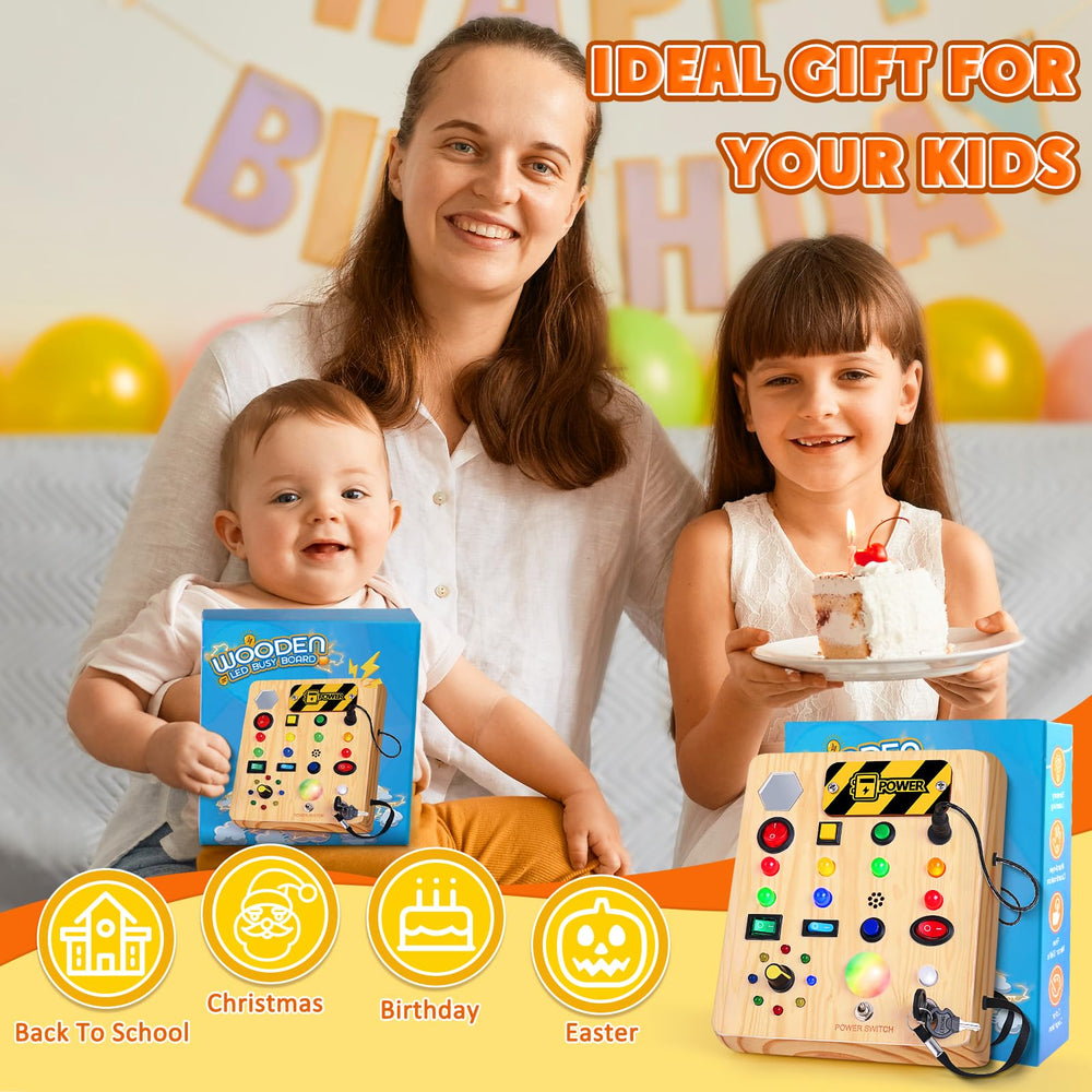 TINTECUSA Busy Board animal sounds enrich auditory learning on trips.