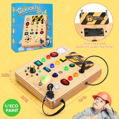 TINTECUSA Busy Board Montessori-inspired play fosters independent discovery.