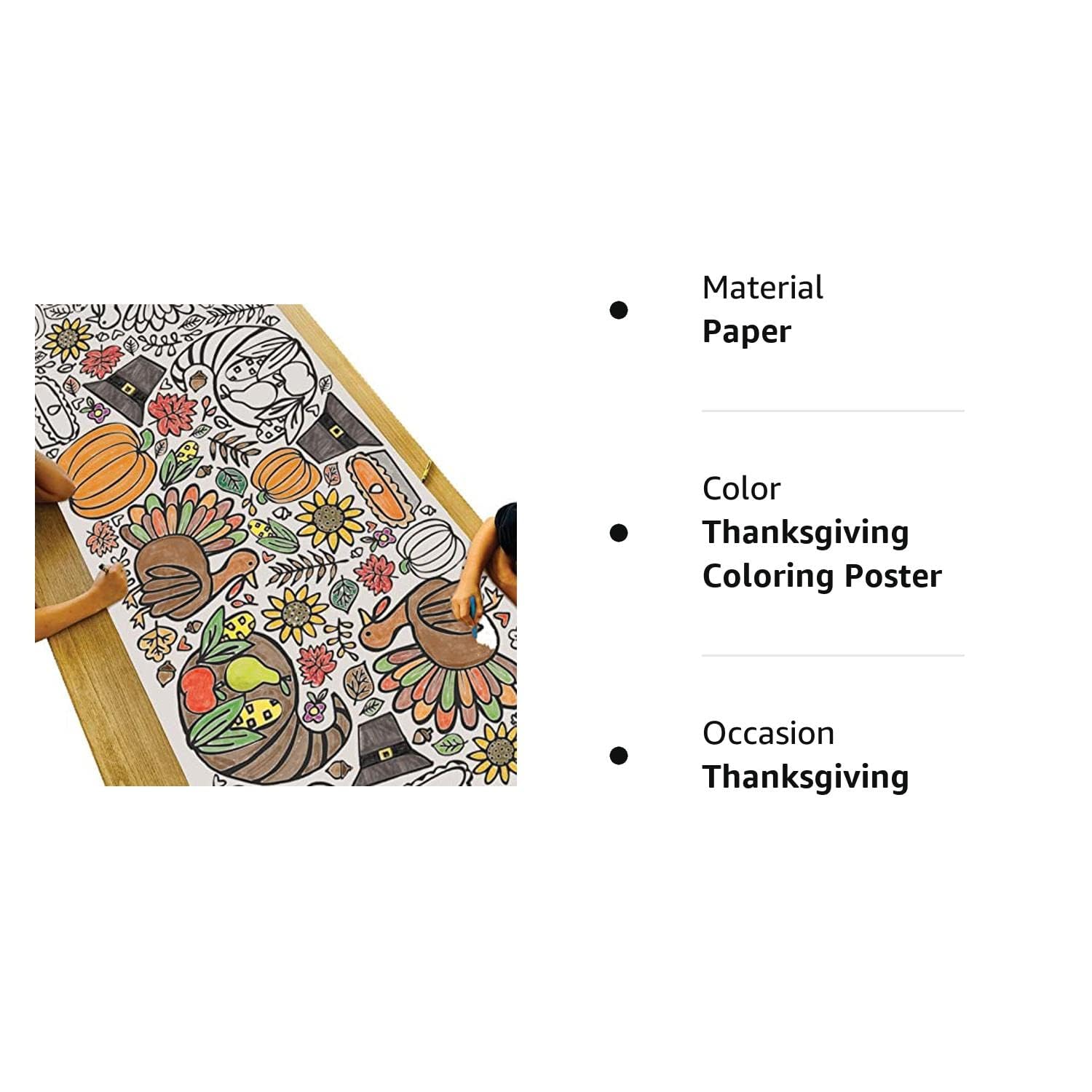 Tiny Expressions Thanksgiving keepsake banner supports wall display and holiday memories.
