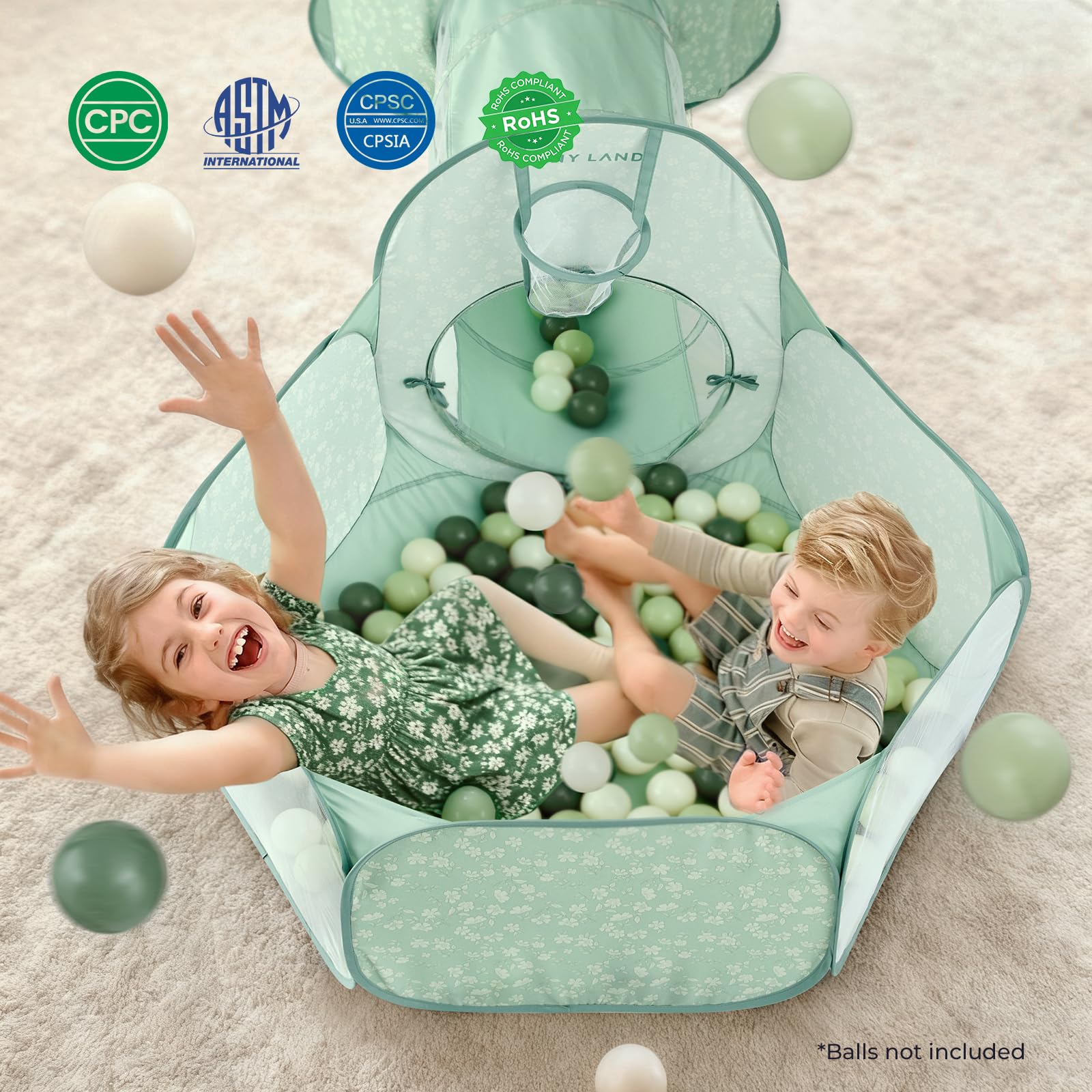 Tiny Land ball pit (empty) ready to pair with your balls