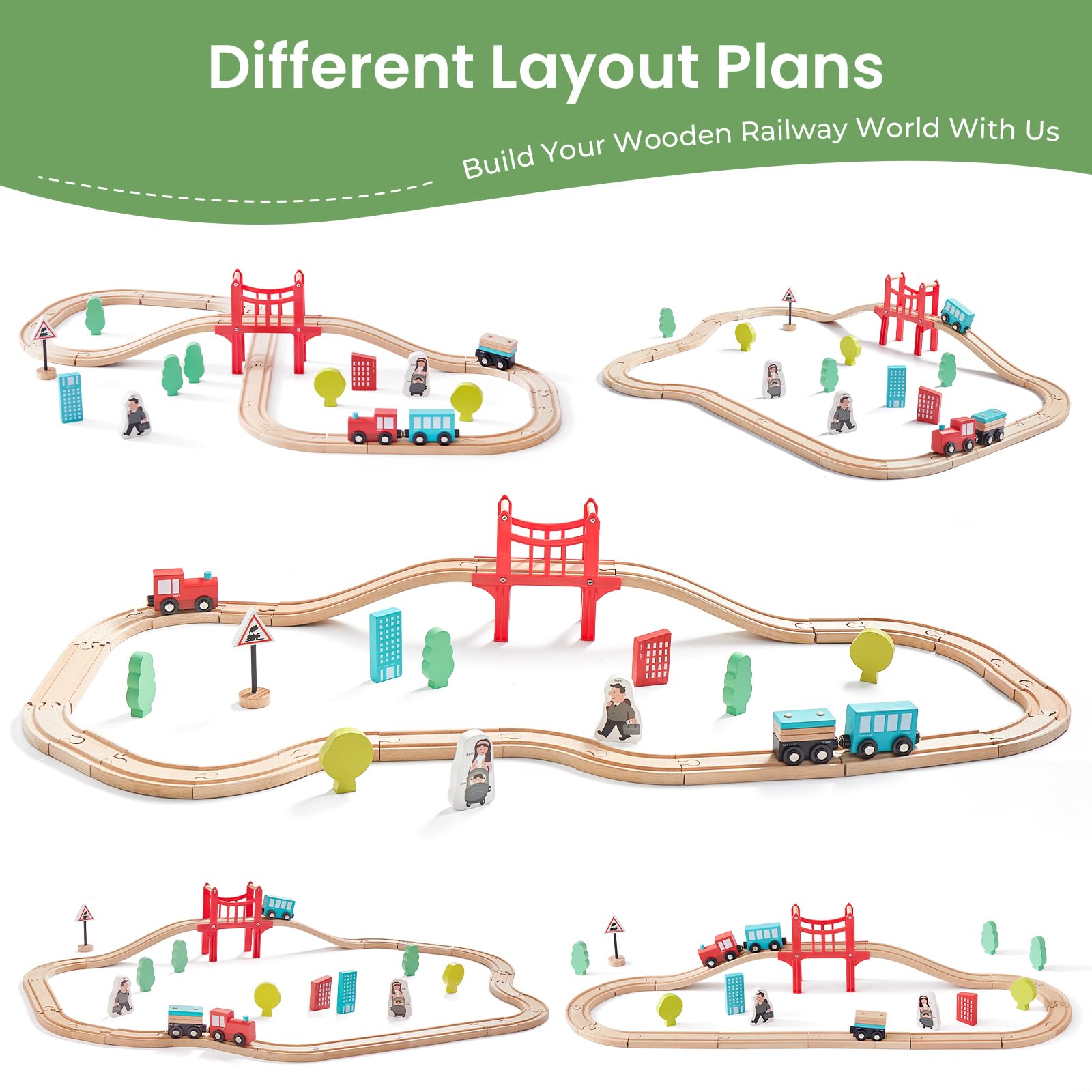 Tiny Land beech wood construction offers durable, smooth edges for tiny hands.