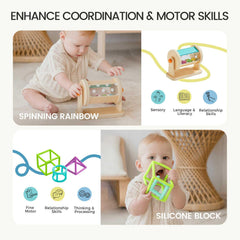 Tiny Land interactive tissue box promotes fine motor skills in babies