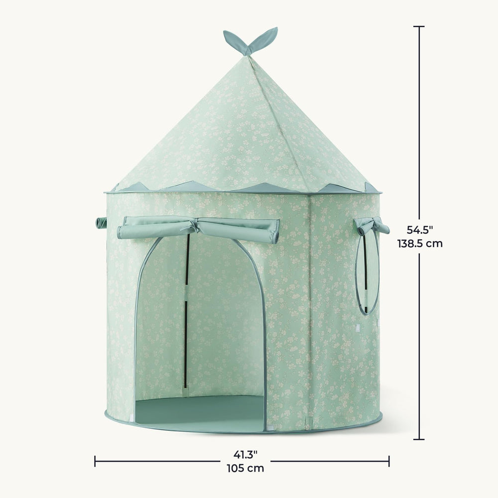 Tiny Land Play Tent soft-roll-up door supports gentle entry and airflow