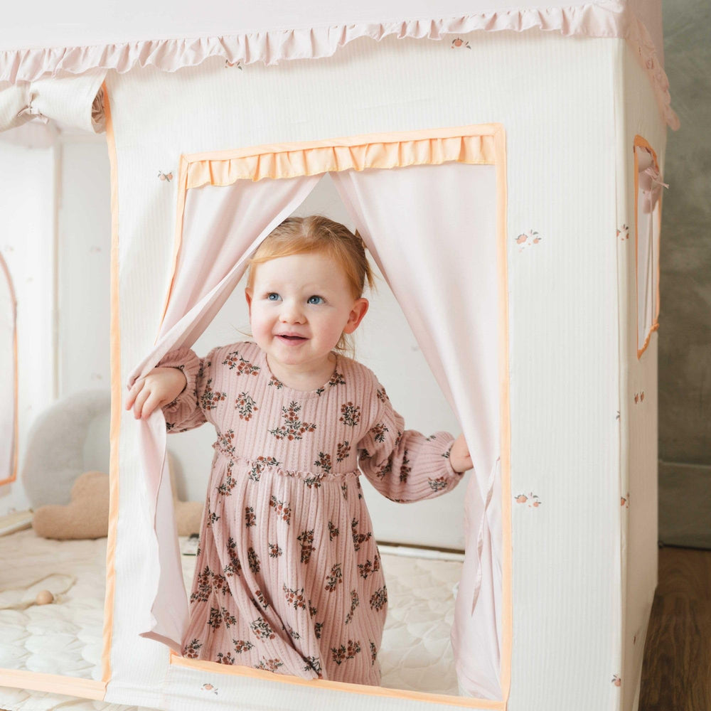 Tiny Land pink themed tent adds magical bedroom decor