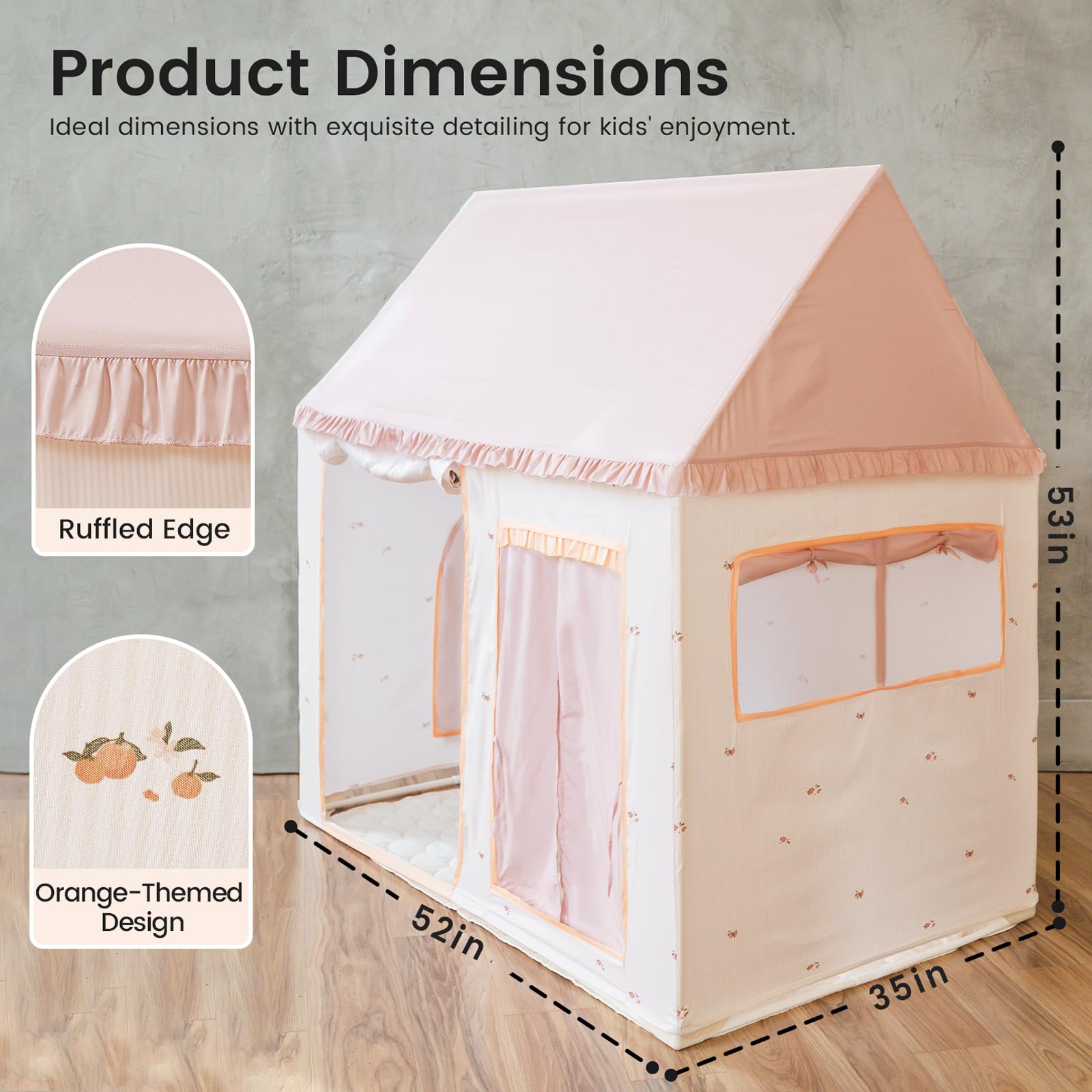 Tiny Land Kids Tent suitable for indoor and outdoor use