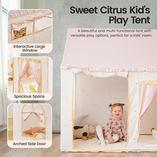 Tiny Land Kids Tent spacious interior supports group pretend play