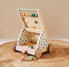 Tiny Land learning-through-play setup showcases engaging activities for toddlers.