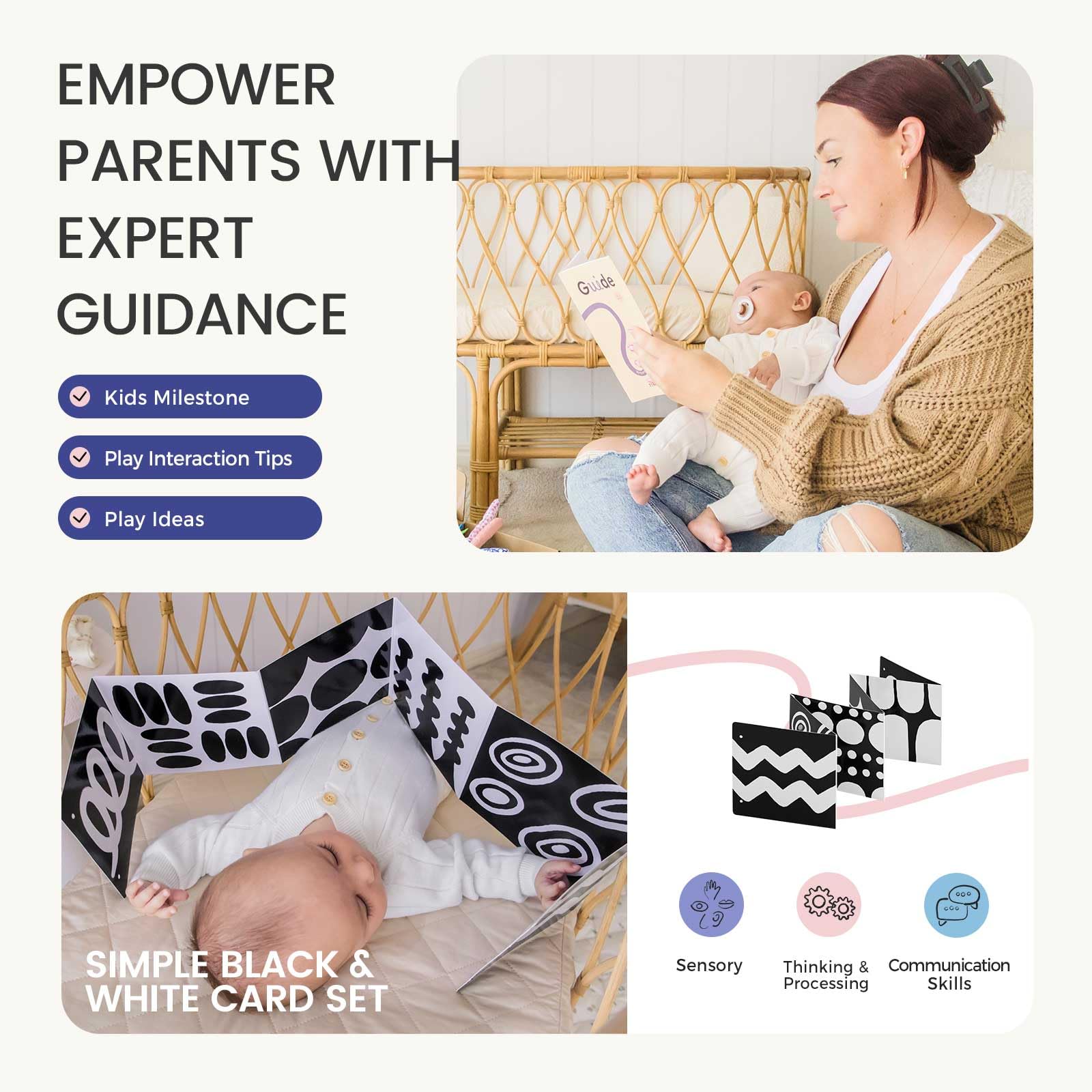 Tiny Land bed wrap attaches to crib or stroller for multisensory exploration.