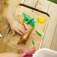 Tiny Land mud kitchen acq-treatment highlights eco-friendly timber protection