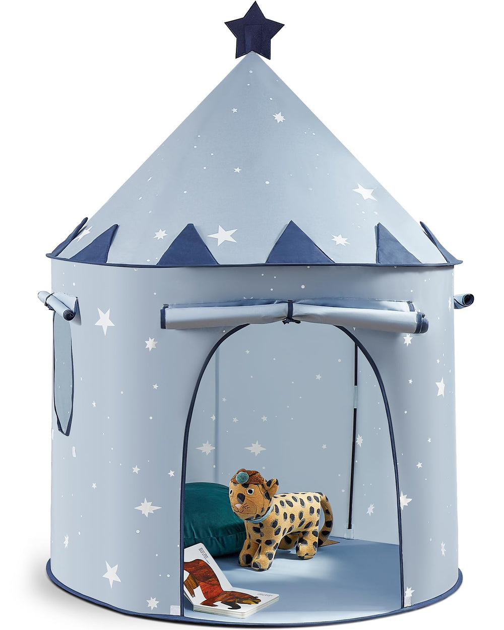 Tiny Land starry sky play tent front view boosts imaginative play